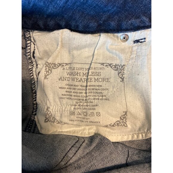 Charlotte Russe Low Rise Flare Jeans 8R Dark Wash Y2K Boho Chic Retro Denim - Picture 4 of 8